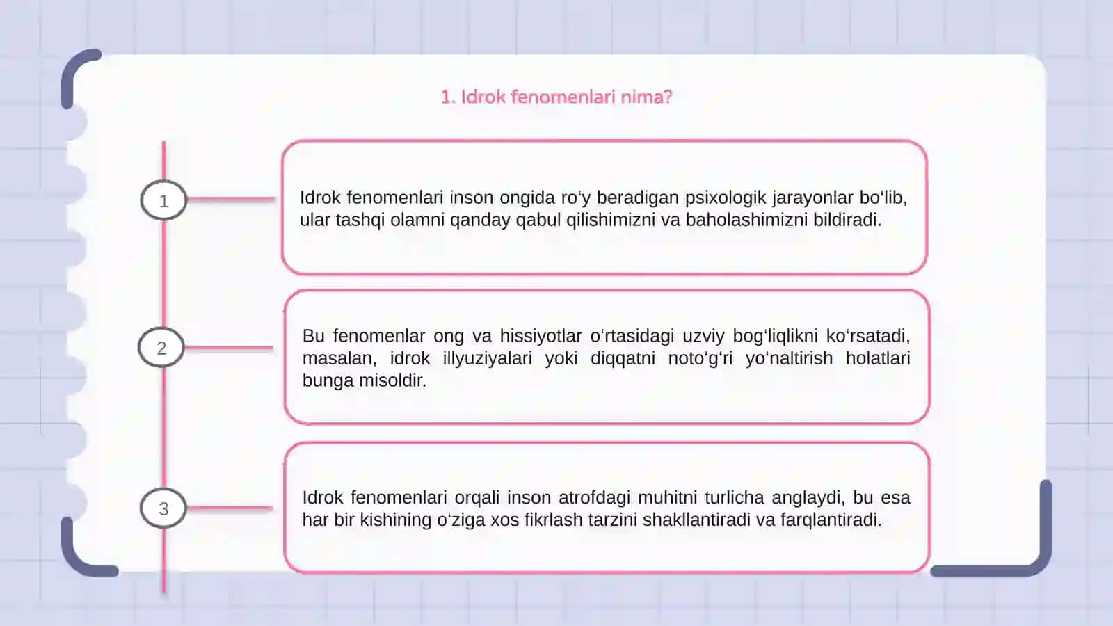 Idrok Fenomenlari 3
