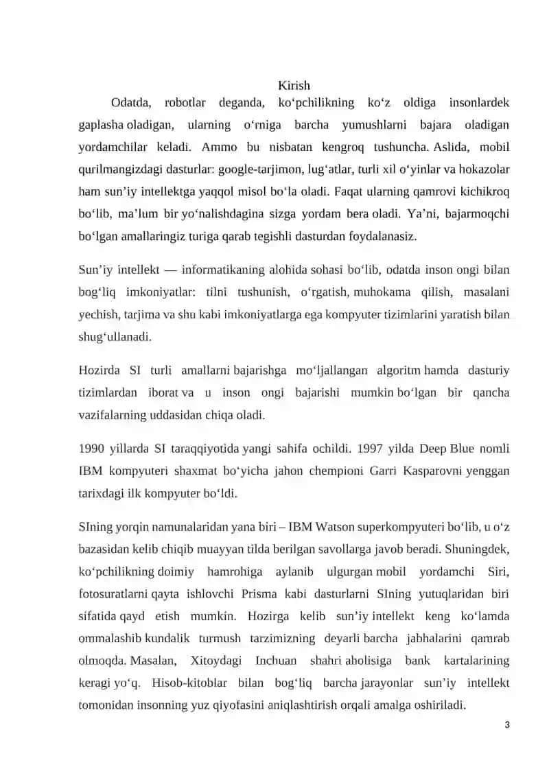 Sun'iy intellekt tushunchasi 3