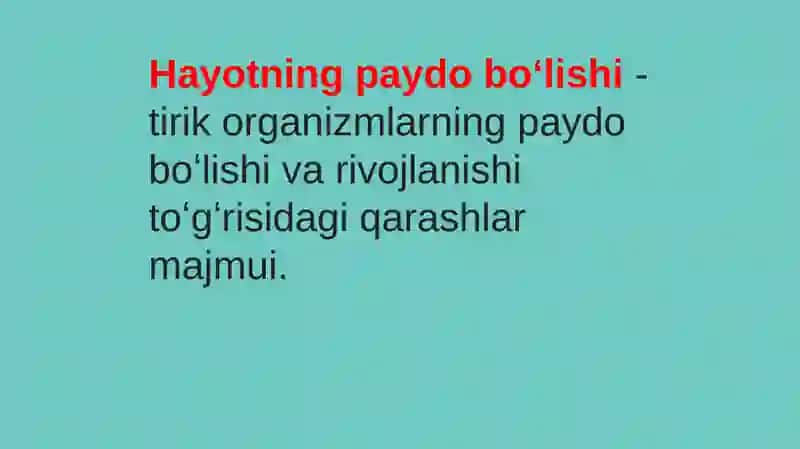 Zamonaviy biologiya 3