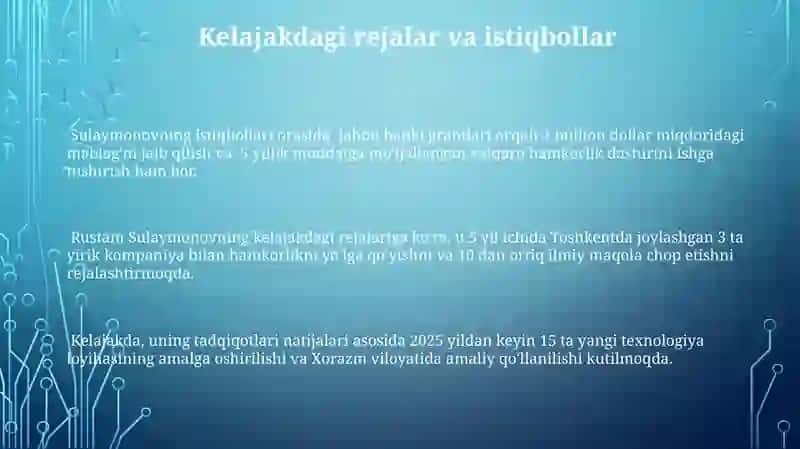 Rustam Sulaymonov tadqiqotlari 3