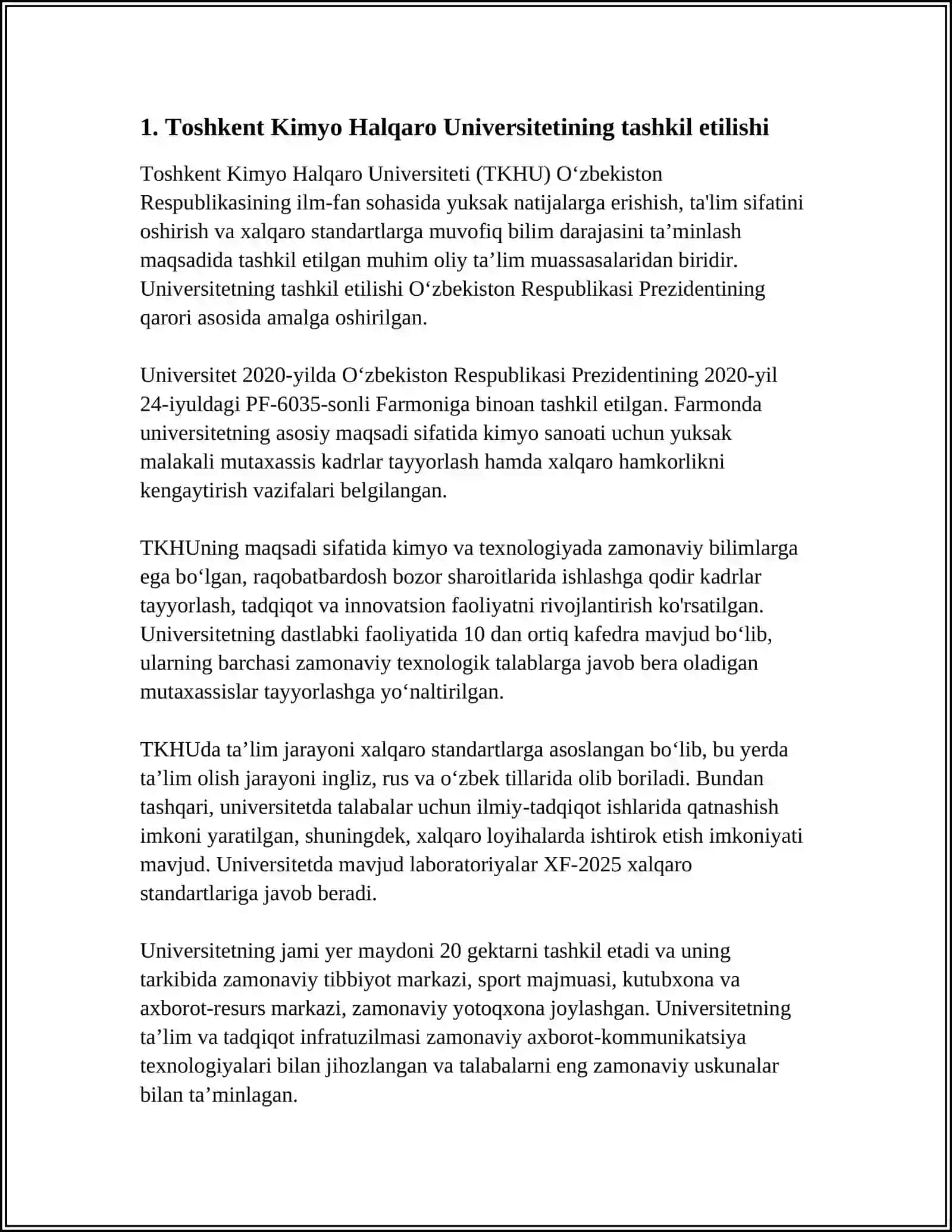 Toshkent Kimyo Halqaro Universiteti 3
