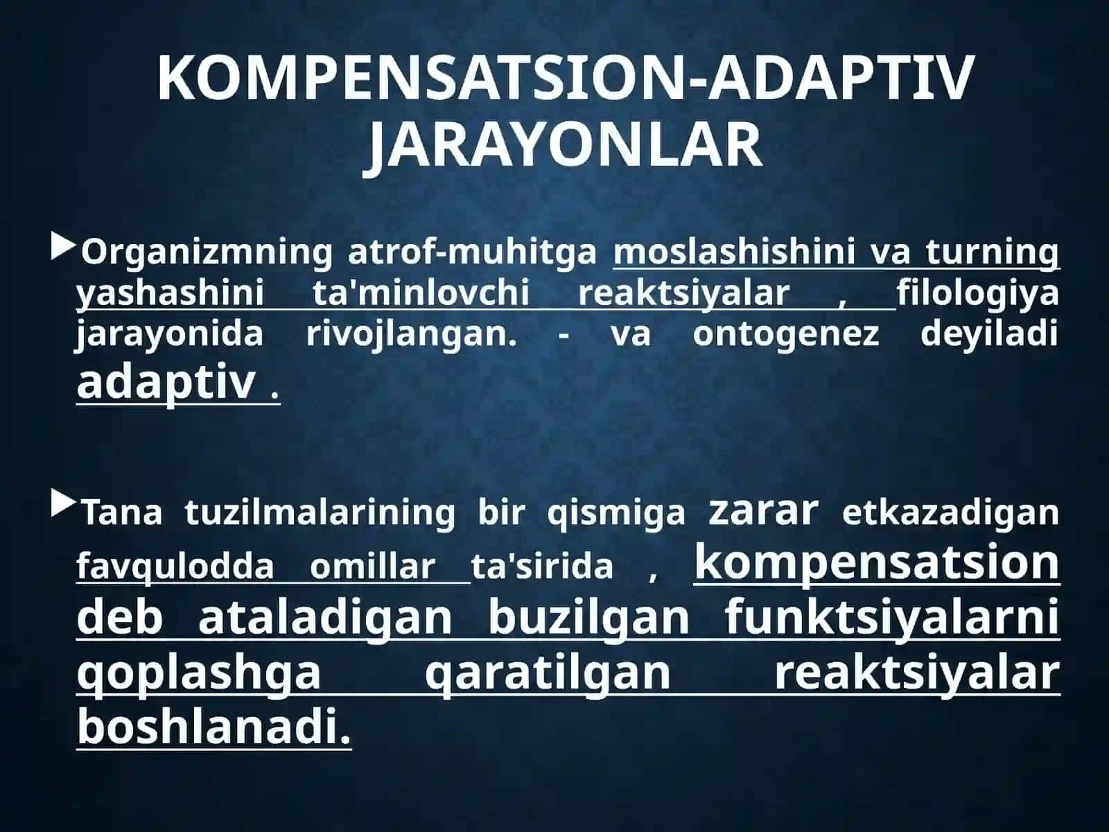 Kompensatsion-adaptiv jarayonlar 3
