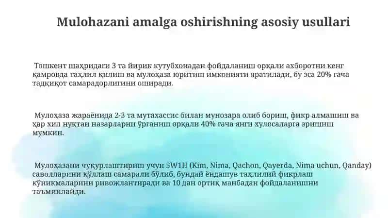 Tafakkur va uning asosiy shakllari 3
