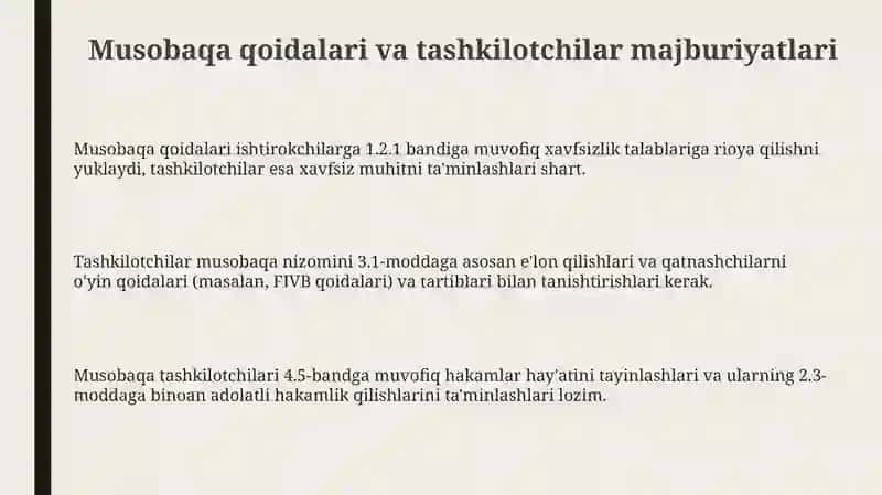 Voleybol musobaqa qoidalari 3