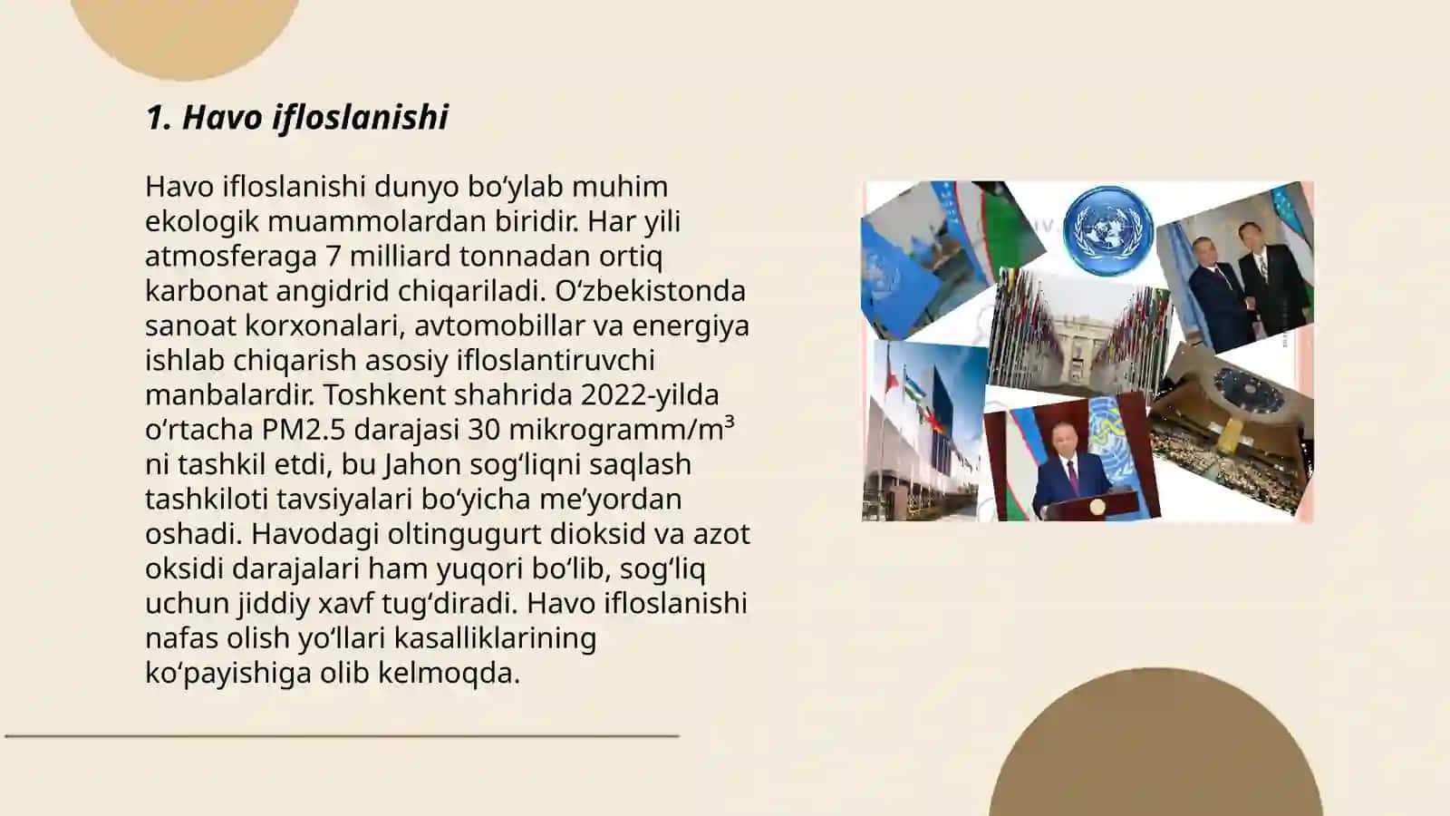 O'zbekiston respublikasining ekologik muommolari 3