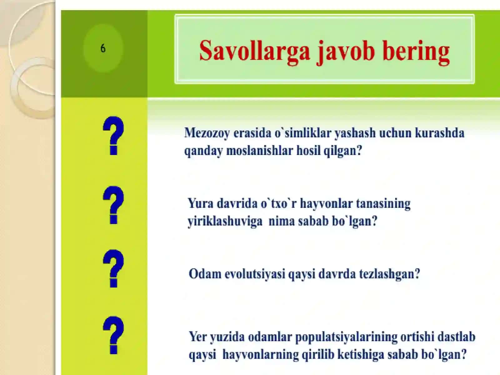 32-mavzu: Antropologiya odam haqidagi fan 3