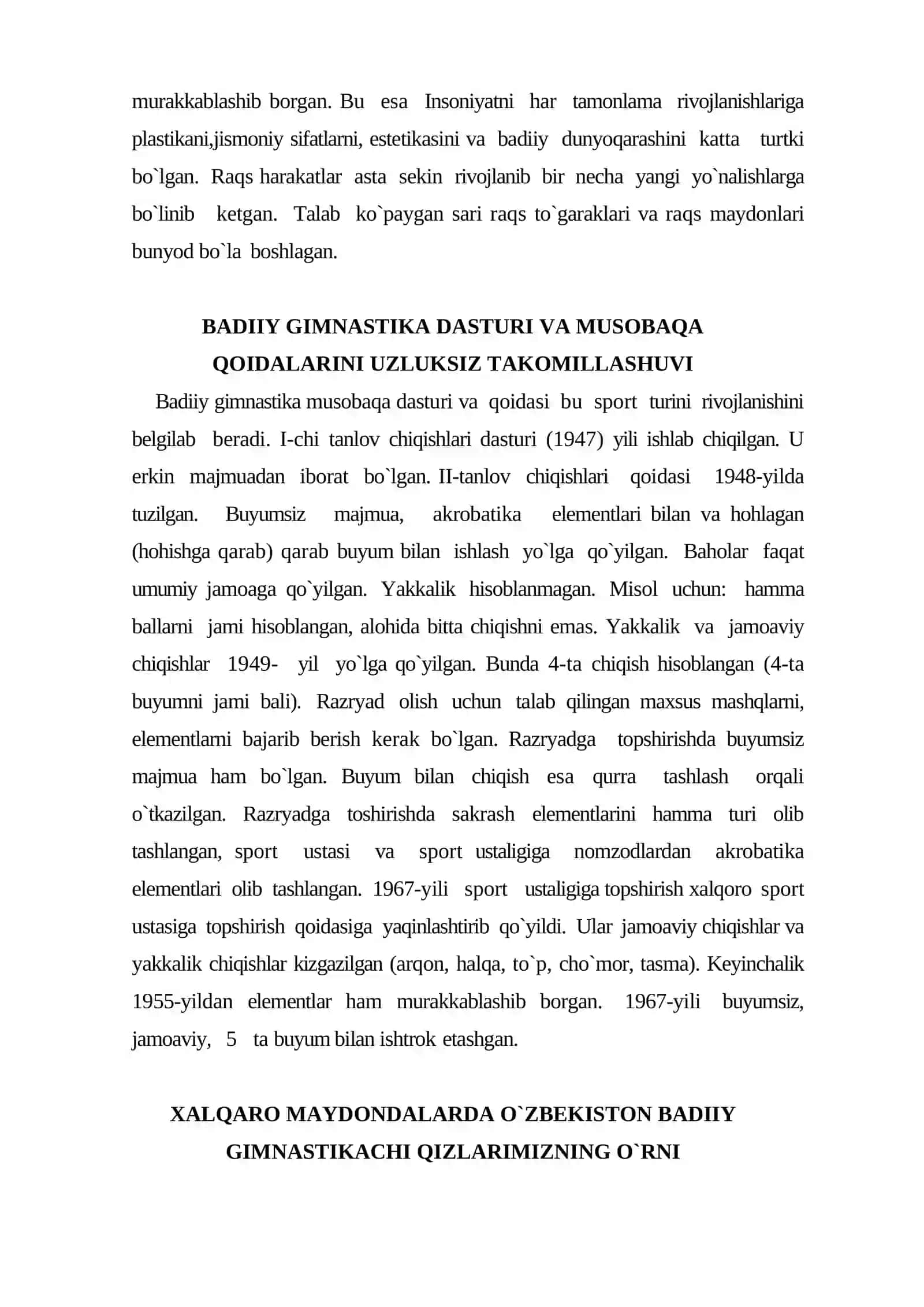 O'ZBEKISTONDA GIMNASTIKANI RIVOJLANISH TARIXI 3