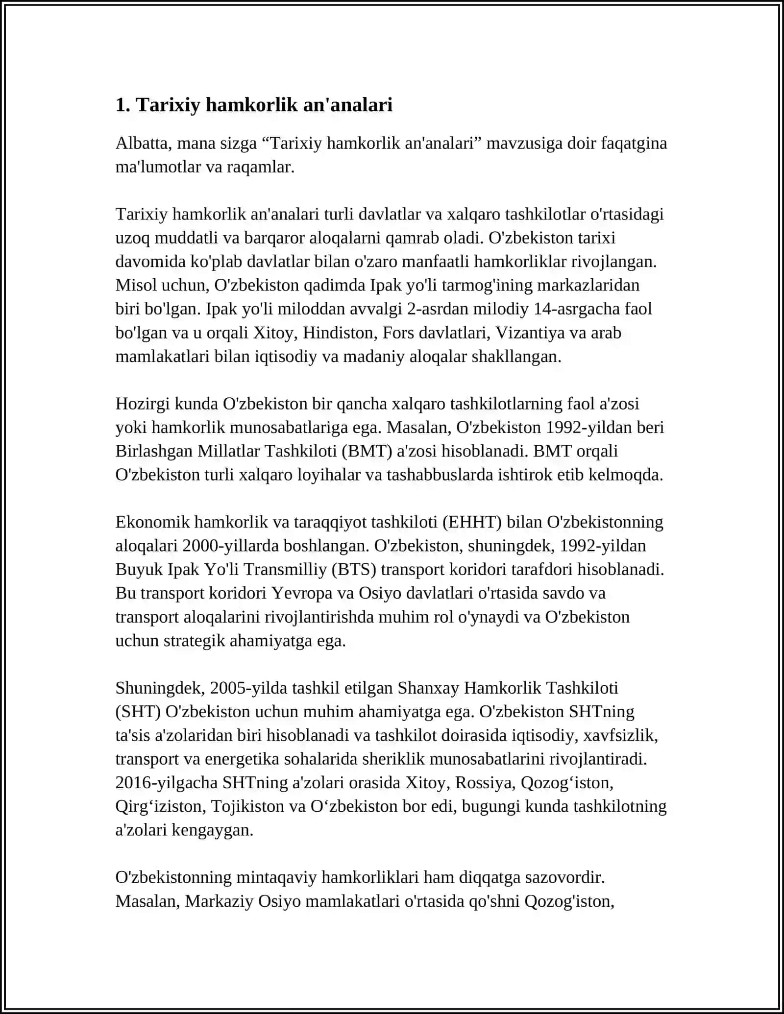 HAMKORLIK AN'ANALARI 3