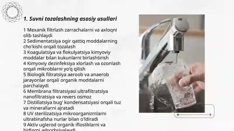 Suvni tozalash 3