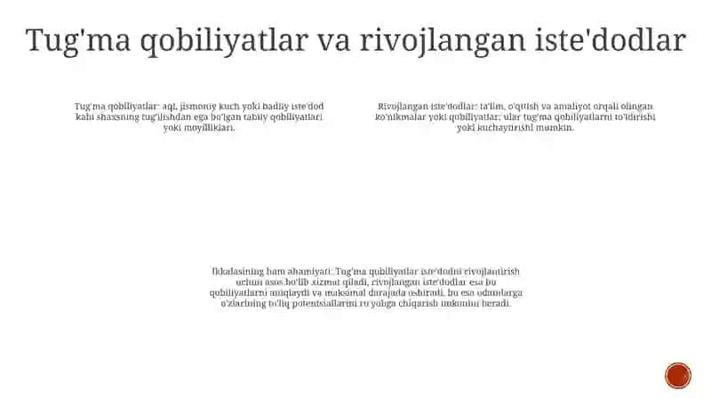 Qobilyat Va Iqtidor 3