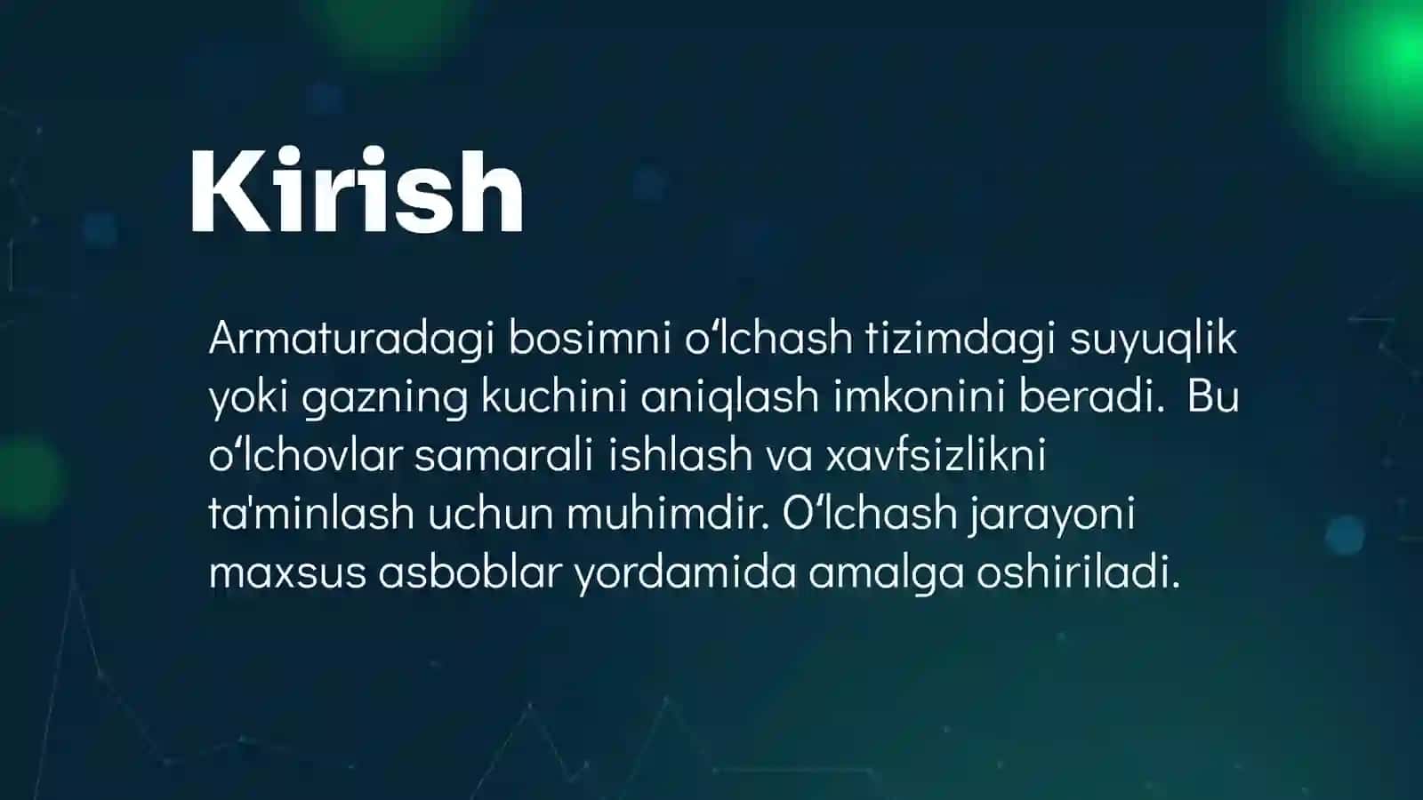 Armaturadagi bosimni o‘lchash 3
