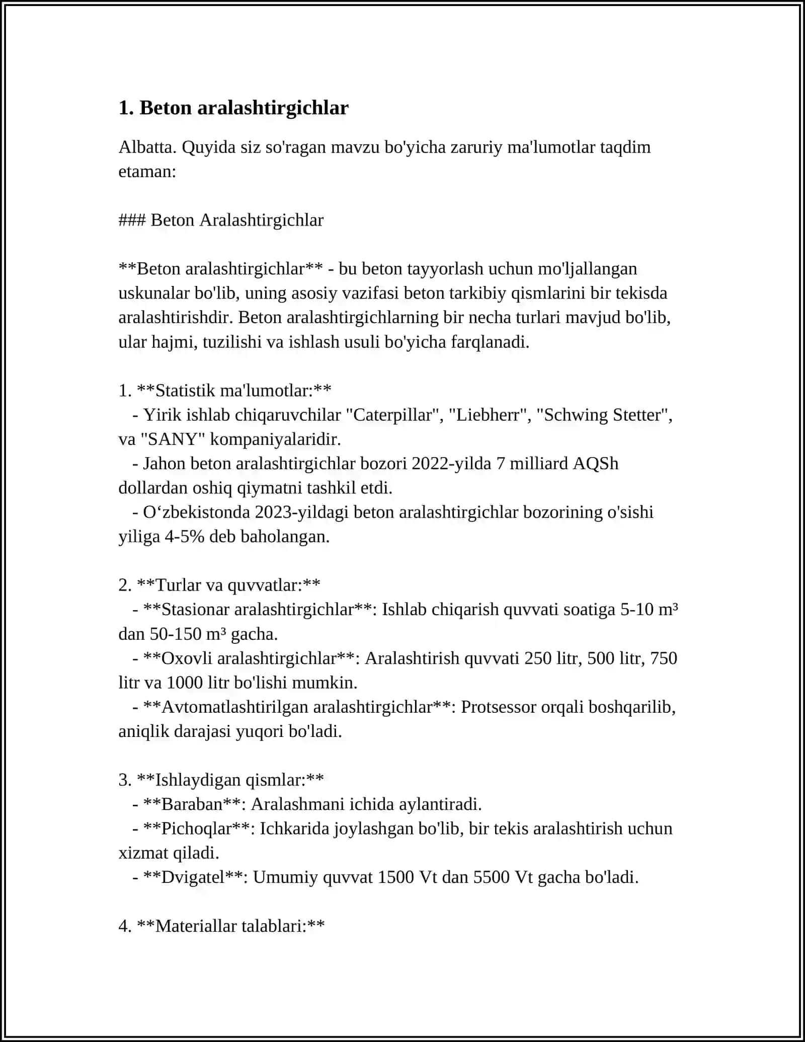 Beton aralashtirgichlar 3