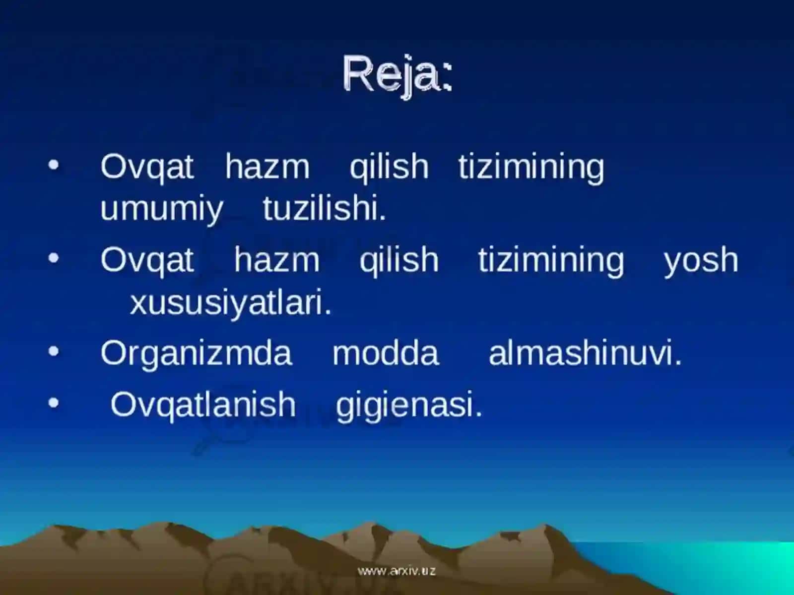 Yosh fiziologiyasi 3