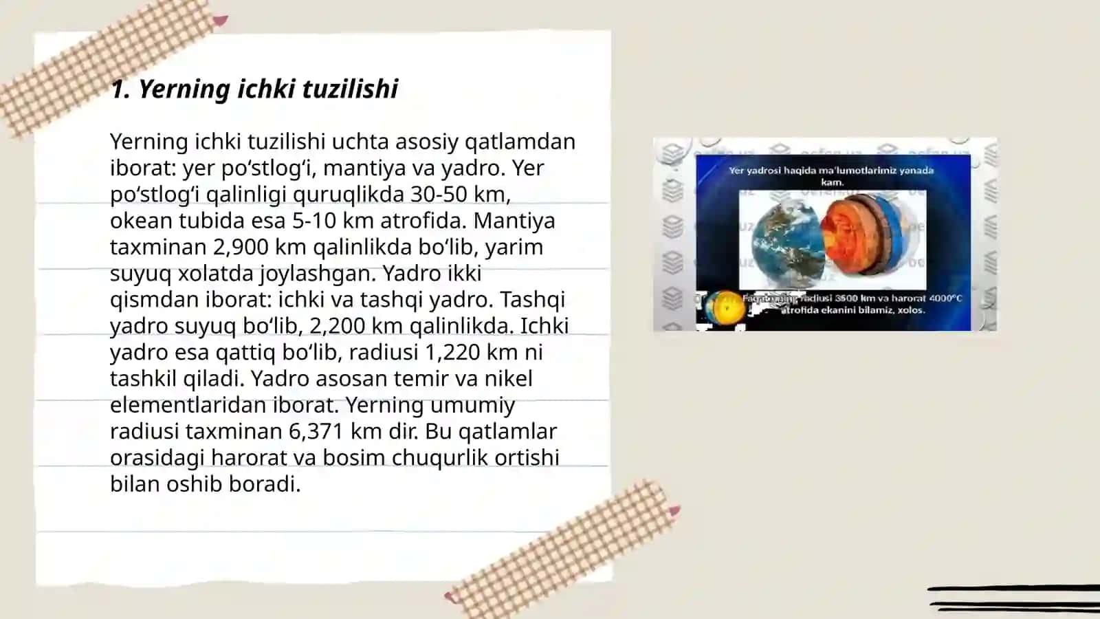 Yer pòsti tuzilishi 3