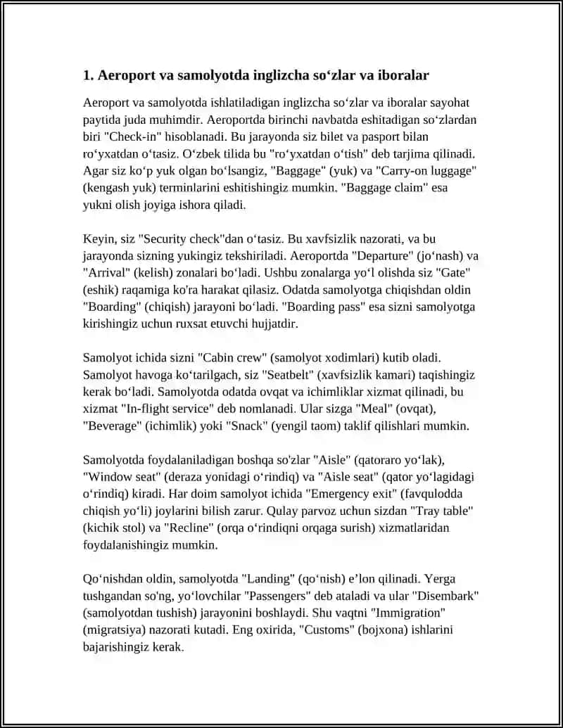 SAYOHAT HAQIDA YANI TREVEL MAVZUSIDA INGILIZCHA SALYD QILIB BER 3