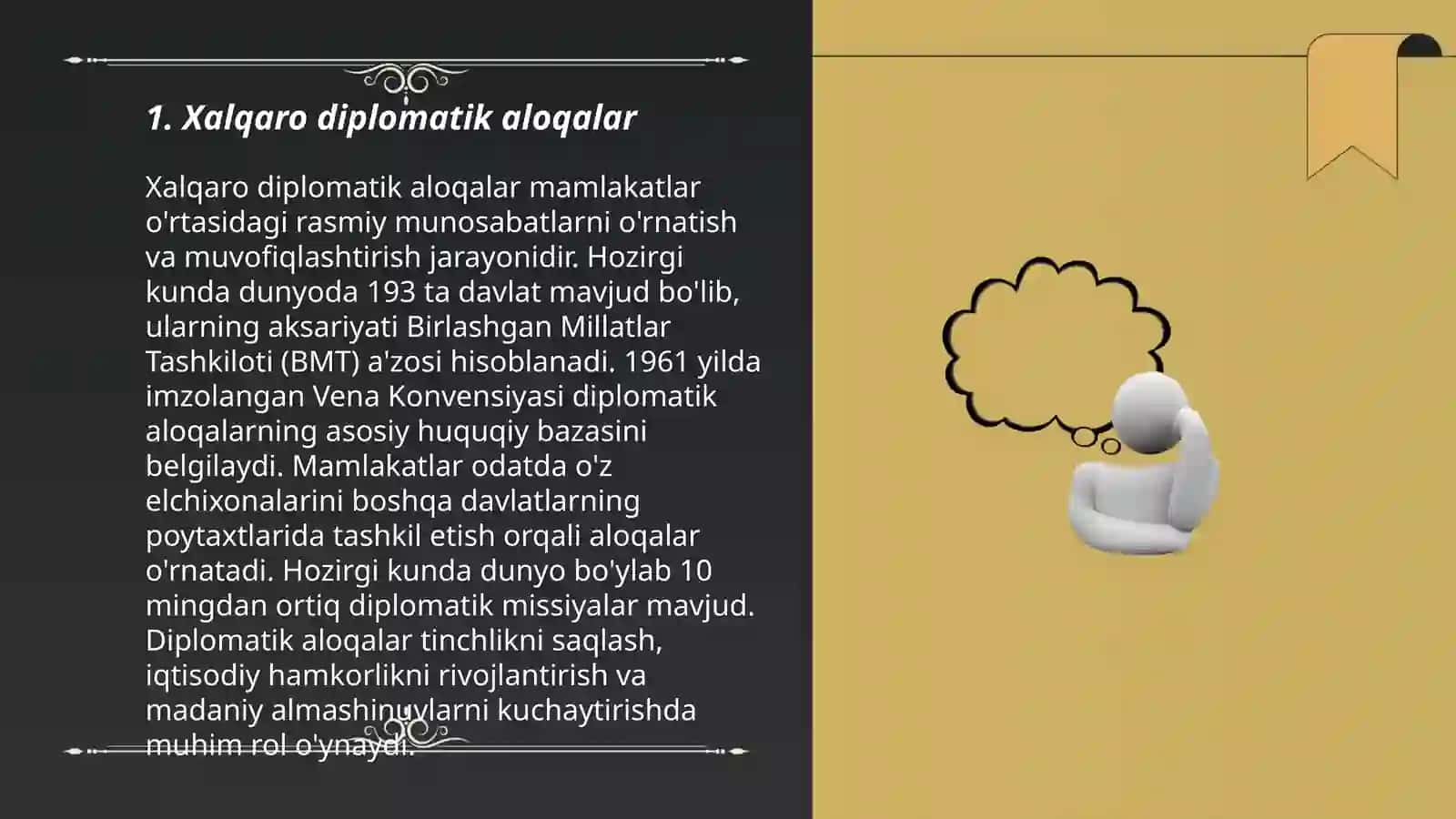 Xalqaro diplomatik aloqalar 3