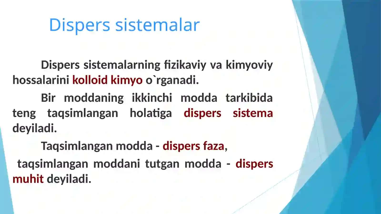 Dispers sistemalar 3