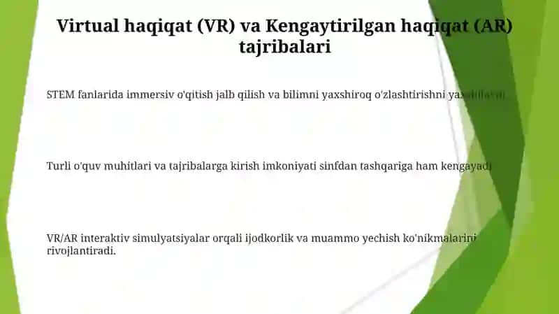 Innovatsion texnologiyalar va 3D printer foydalanish 3