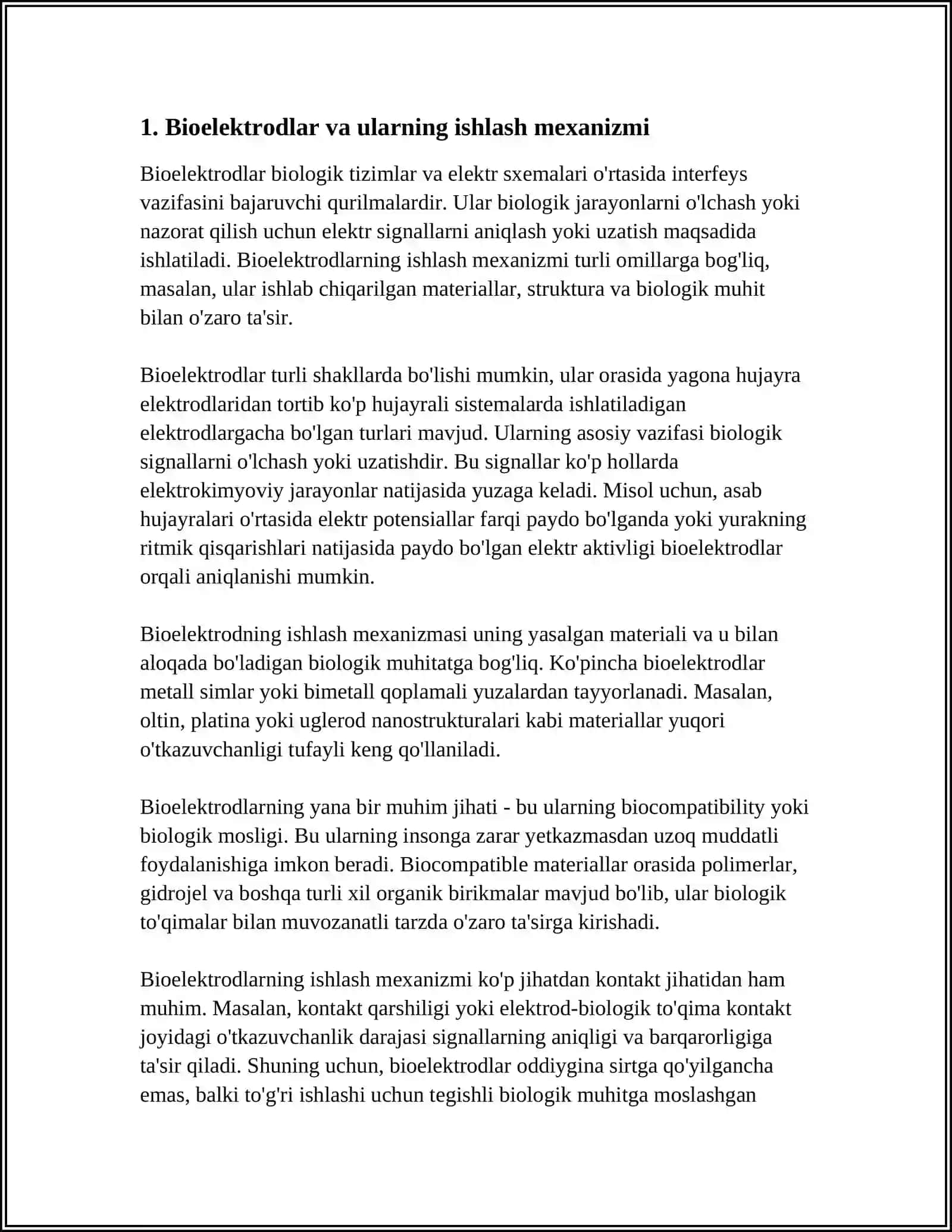 BIOELEKTRODLAR VA ULARNING POTENSIALLARI 3