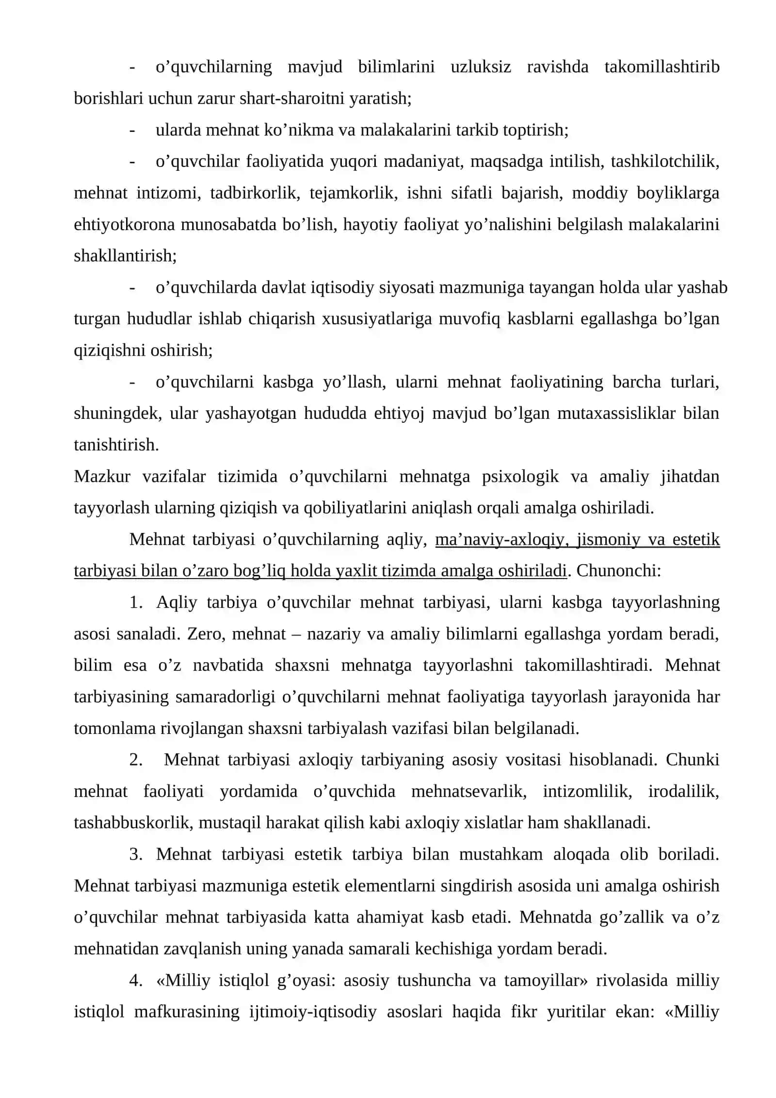 MEHNAT TARBIYASI 3