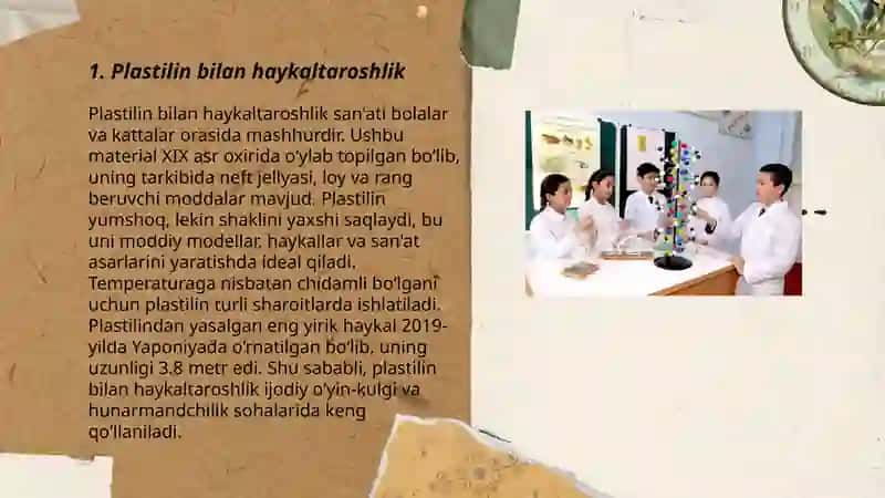 Plastilin va loy ishlari 3