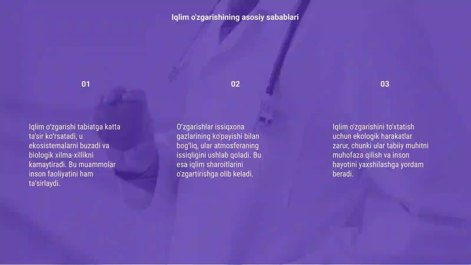 Iqlim õzgarishining tabiatga ta'siri 3