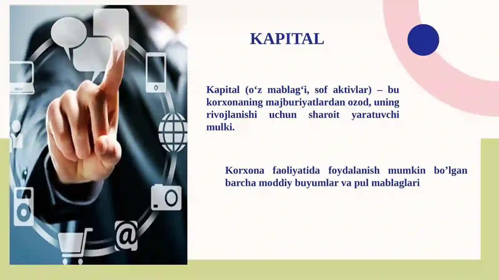 Korxonalarda kapitalni boshqarish 3