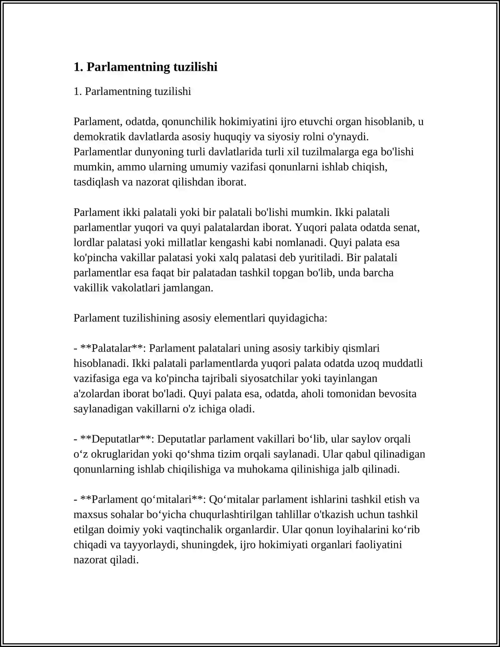 PARLAMENT 3