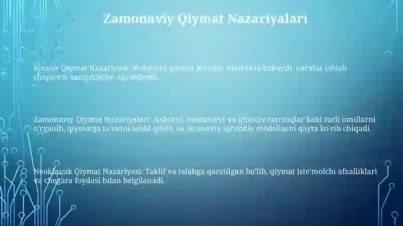 Qadriyat nazariyasining shakllanishi tarixi 3