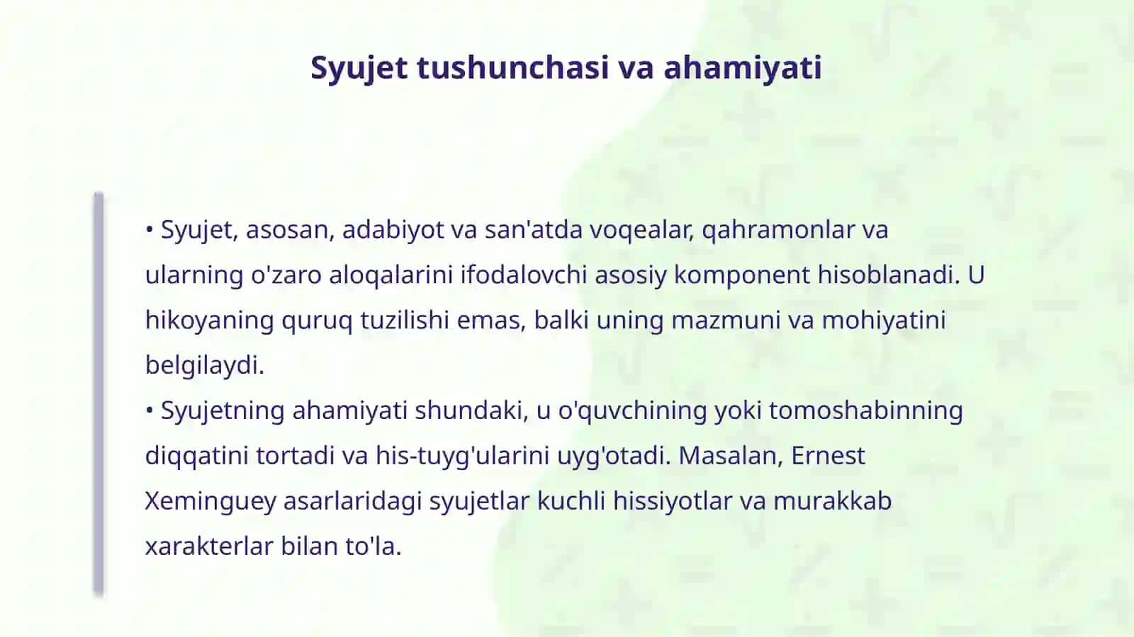 Syujet va uning turlari 3