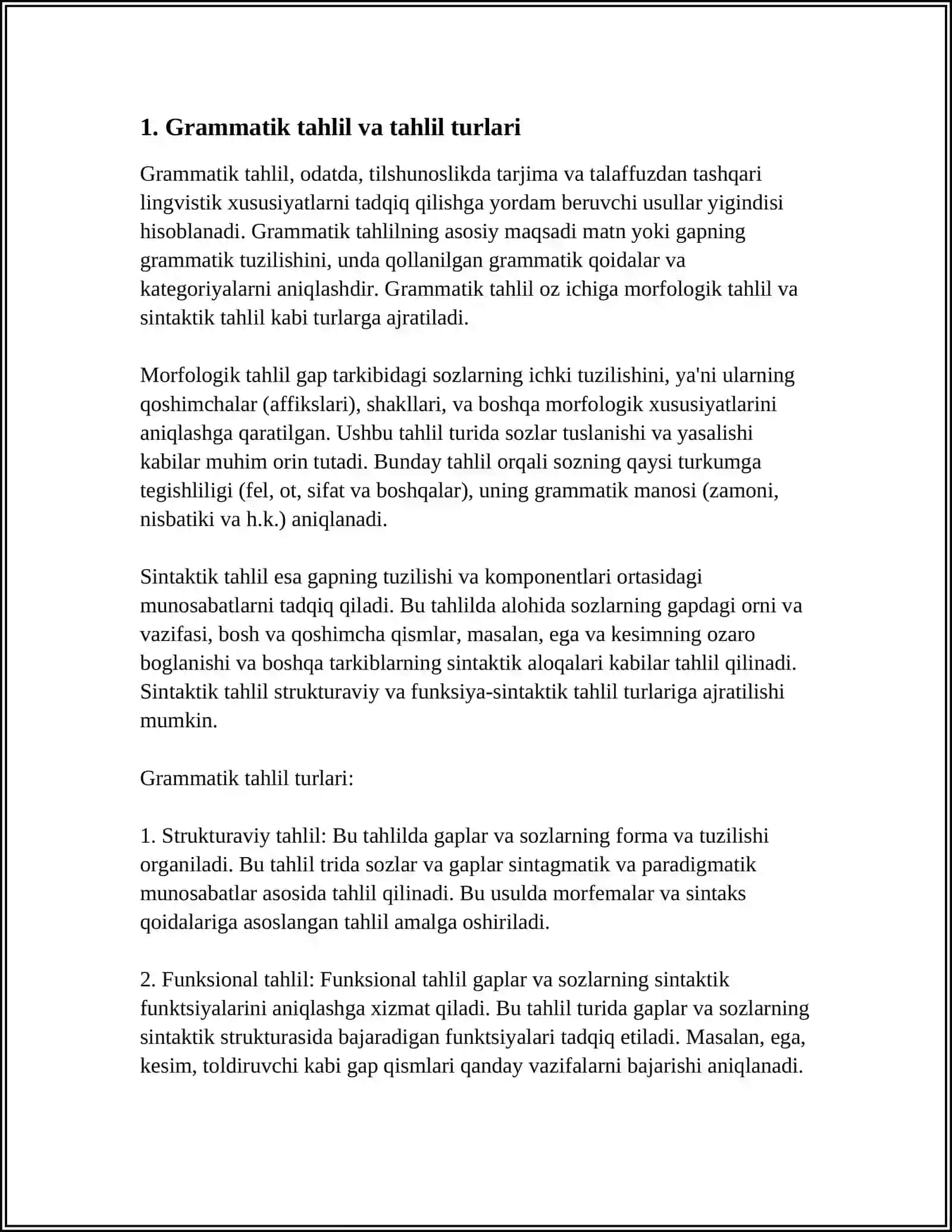 GRAMMATIKA VA GRAMMATIK TAʼLIMOT 3