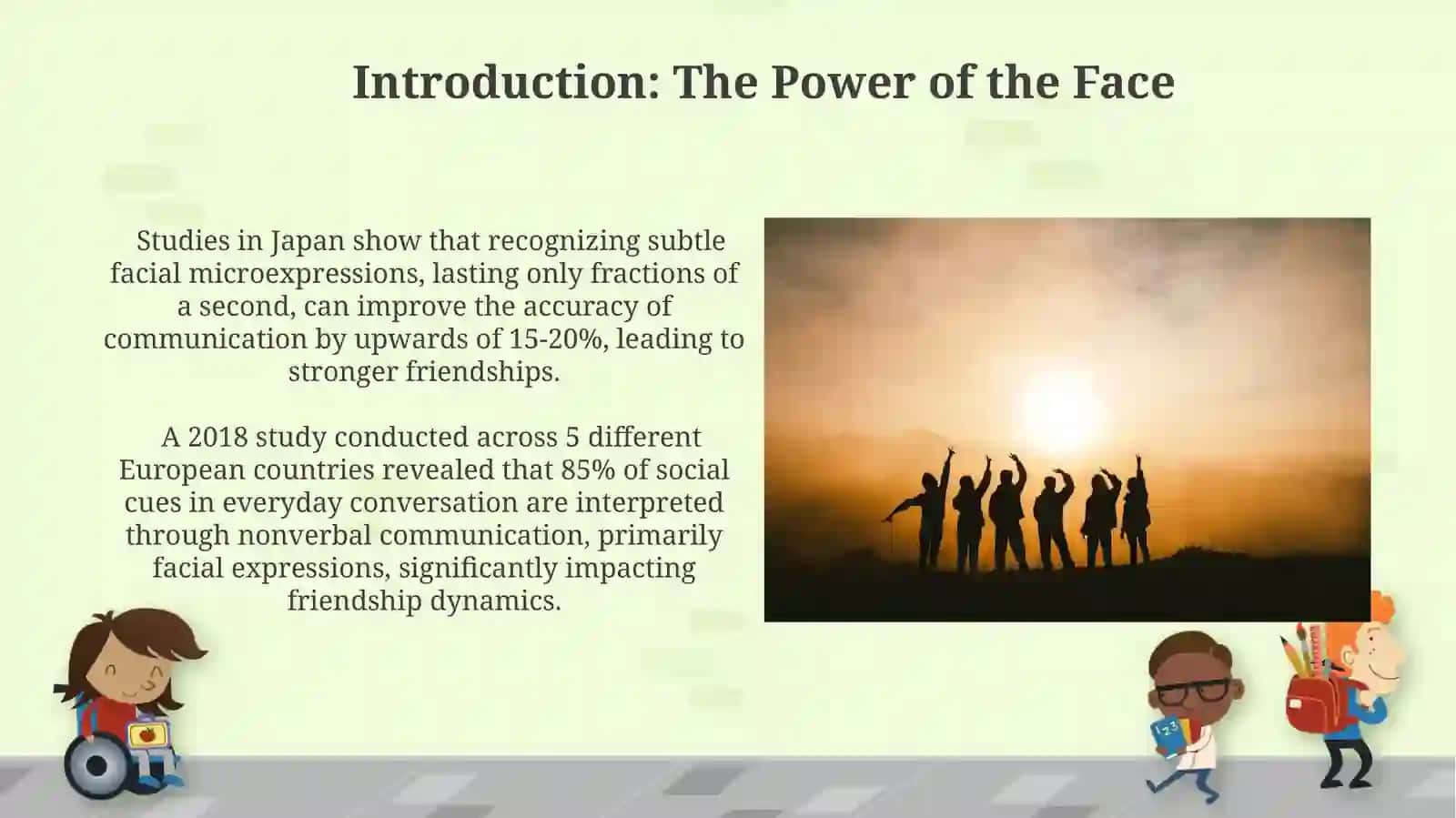 Communicating with Friends Through Facial Expressions 3