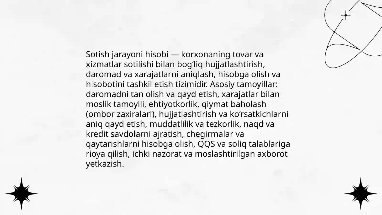Sotish jarayoni hisobi 3