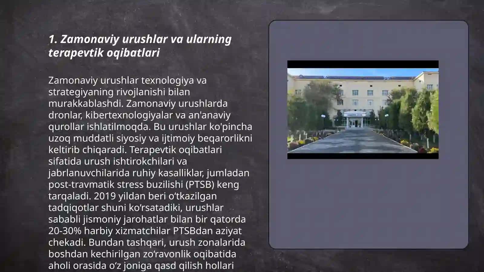 Zamonaviy harbiy terapevtik kasalliklar 3