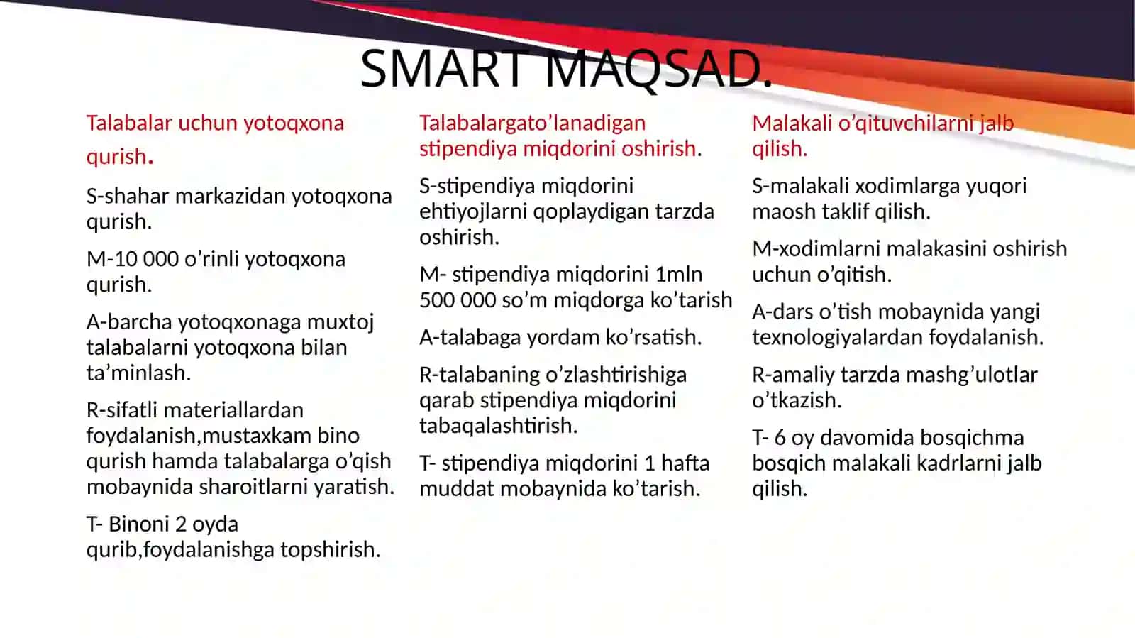 O’ZBEKISTON OTM LARIDAGI MUAMMOLAR 3