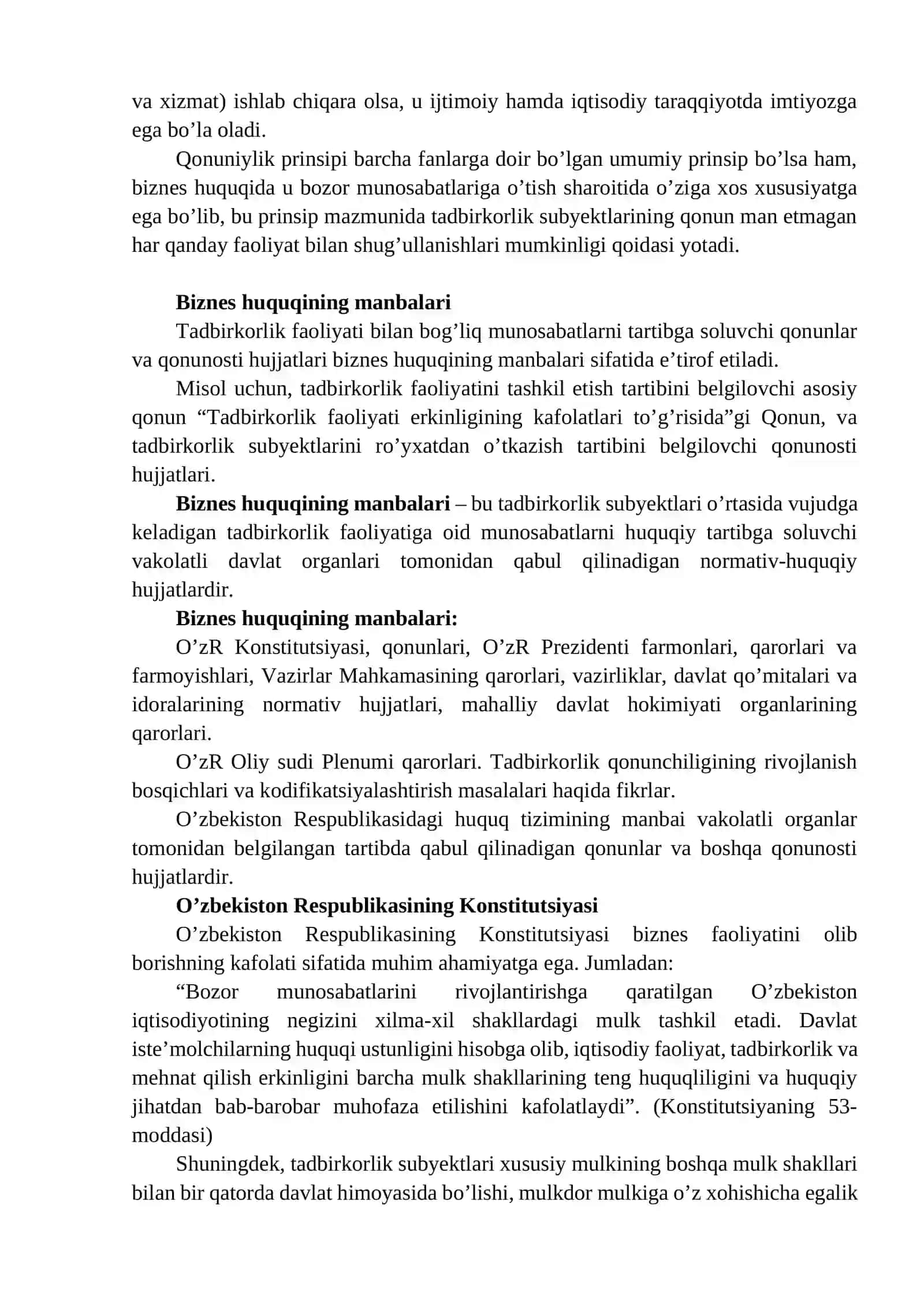 Biznes huquqi va prinsiplar 3
