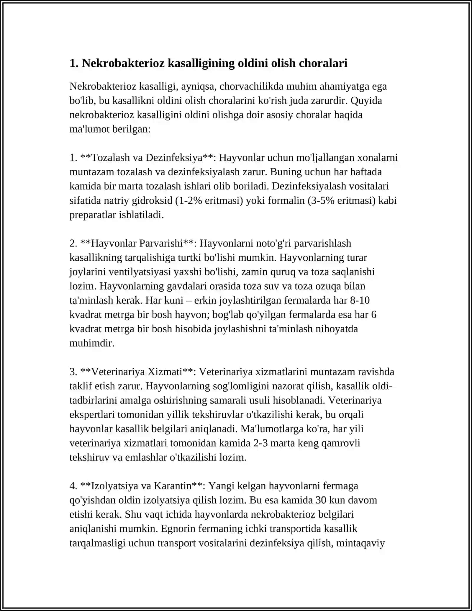 NEKROBAKTERIOZ KASALLIGINING PROFELAKTIKASI 3