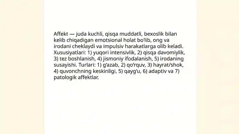 Affekt va depressiya 3
