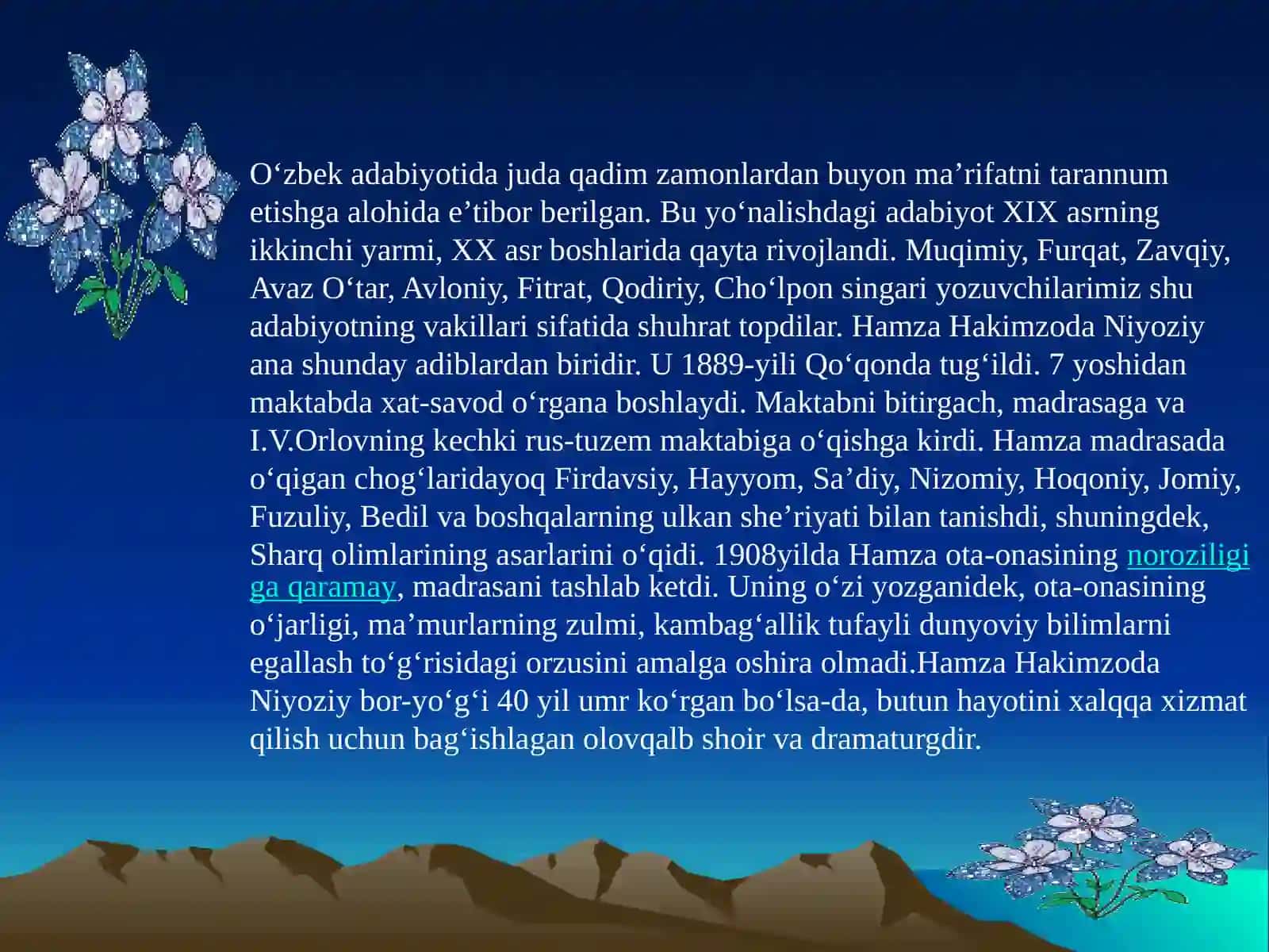 Hamza Hakimzoda Niyoziy hayoti 3