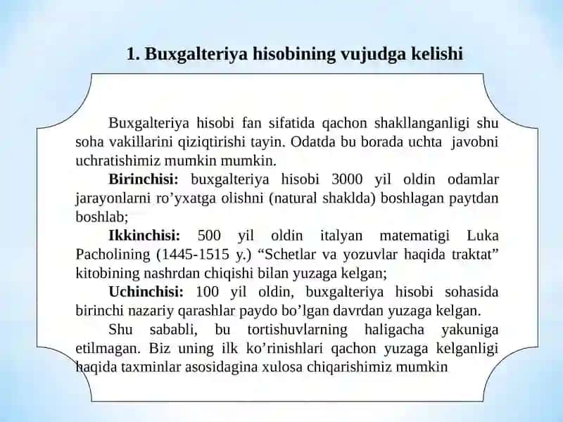 Moliyaviy va boshqaruv hisobi 3