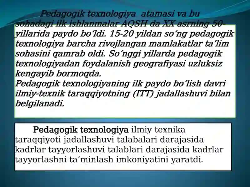 Ijtimoyi-pedagogik texnologiyalar 3