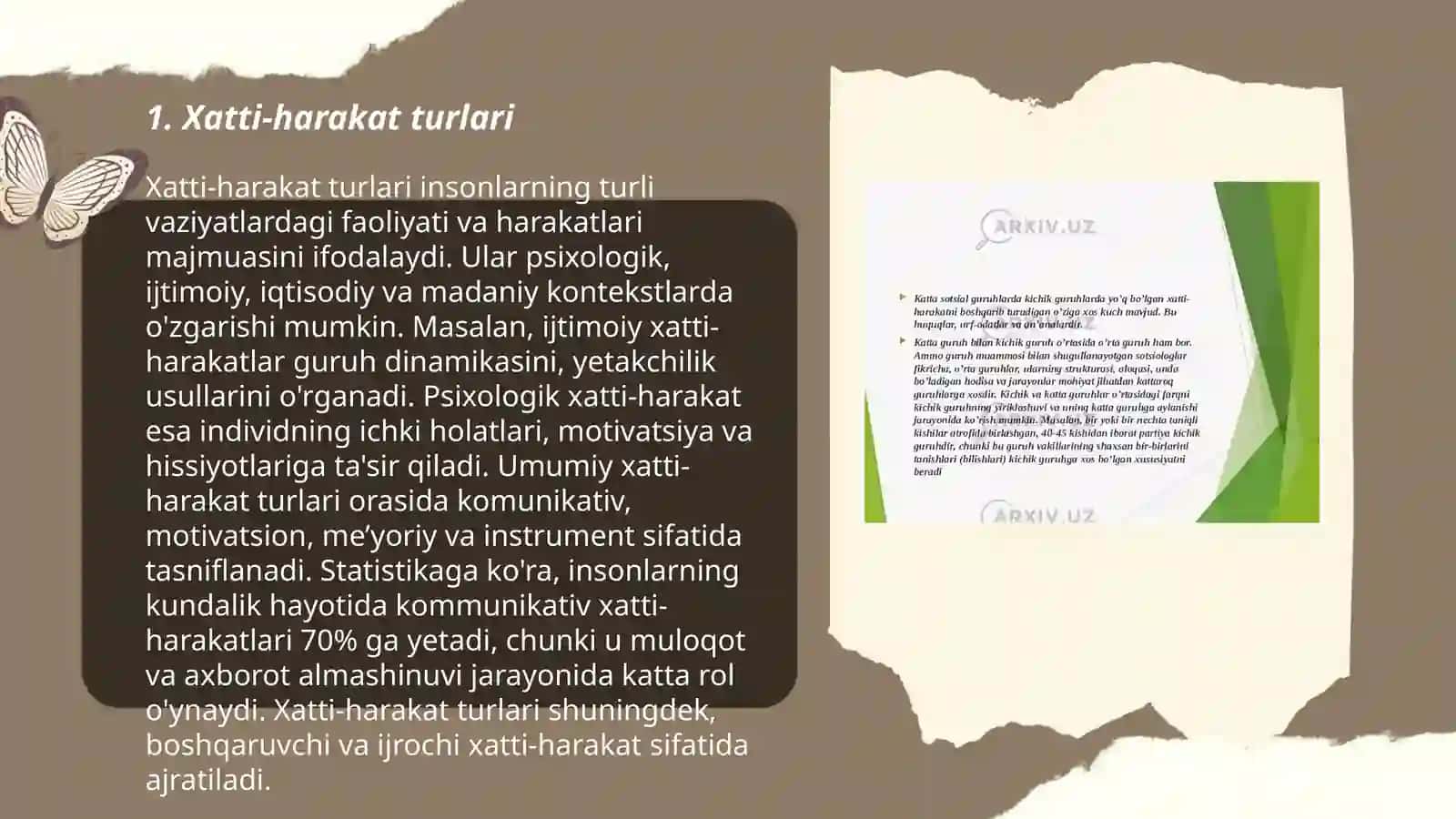 Xatti-harakat tushunchasi 3