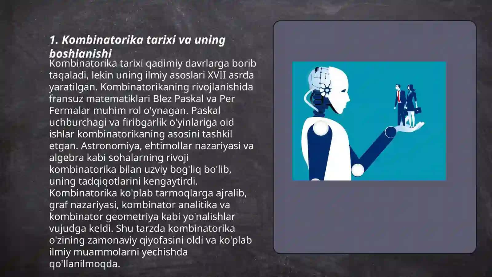 Kombinatorika fani rivojlanish tarixi 3