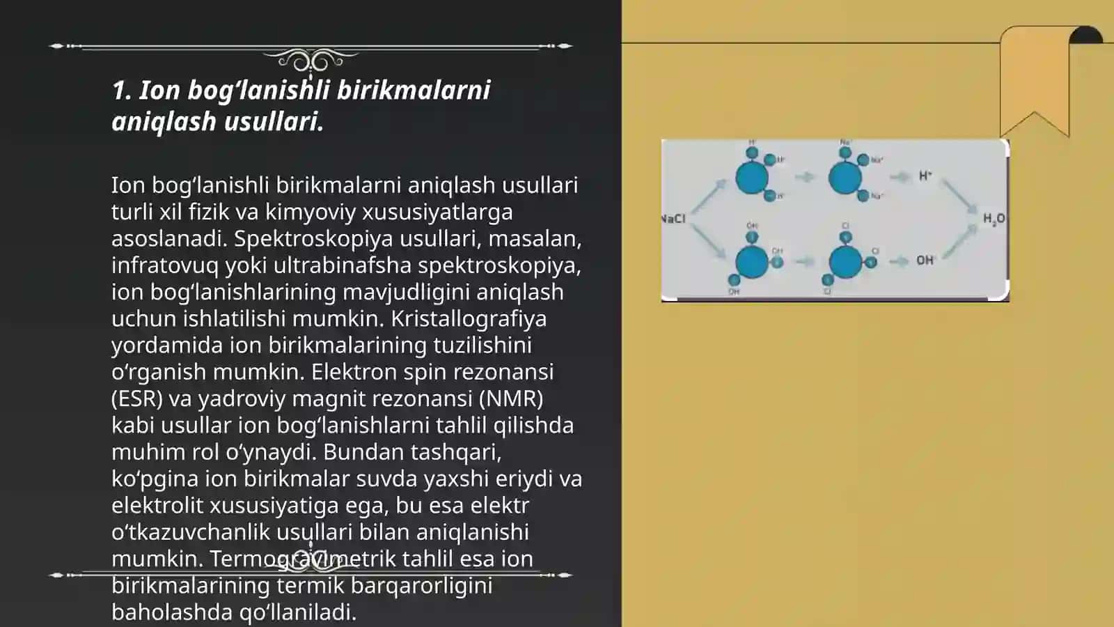 ifloslanishida ion bog‘lanishli birikmalarni tozalash 3