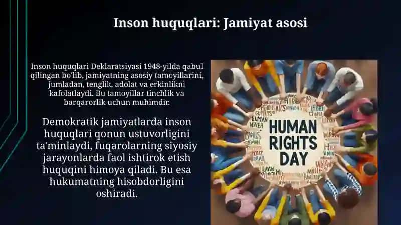 Inson huquqlari-jamiyat poydevori 3
