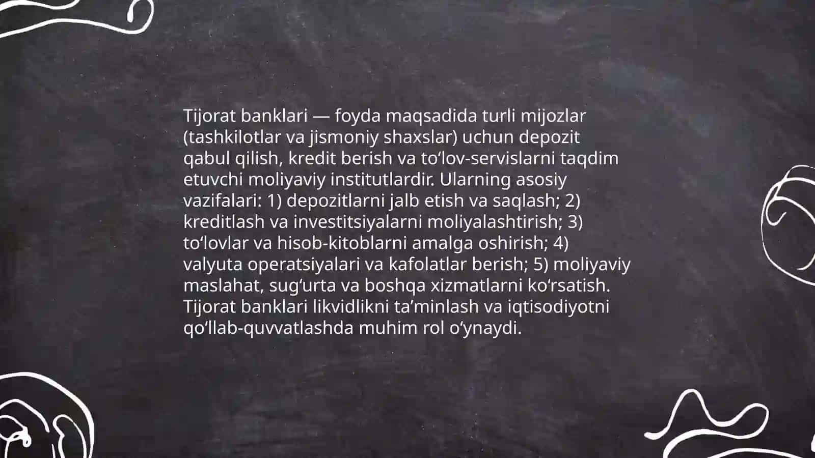 Tijorat banklari va ularning funksiyalari 3