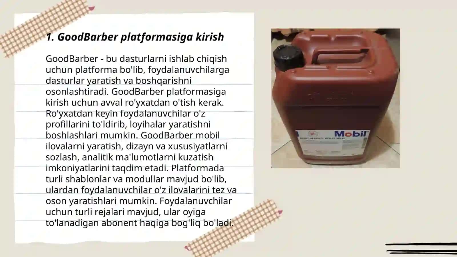 GoodBarder dasturida mobil ilova yaratish 3
