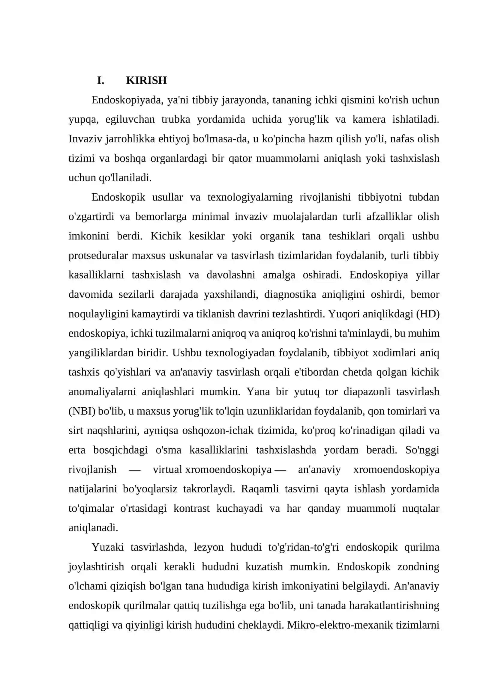 Tibbiyotda endoskopik usullarining qo‘llanish 3