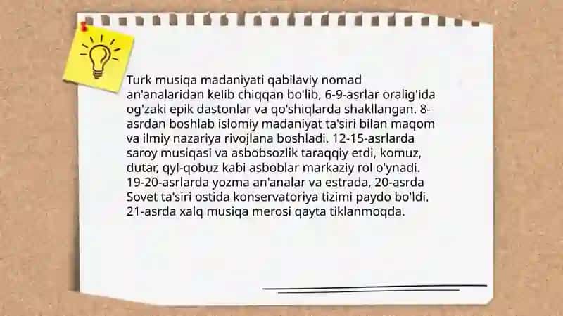 Turk musiqa madaniyati 3