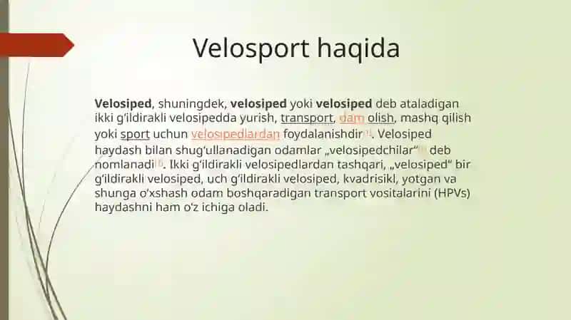 Velosport 3